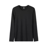 ブラック | 無地 長袖Tシャツ メンズ | RAiseNsE