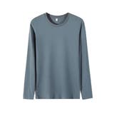 ブルーグレー | 無地 長袖Tシャツ メンズ | RAiseNsE