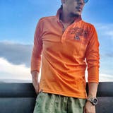 長袖ポロシャツ メンズ ビビットカラー | RAiseNsE | 詳細画像1