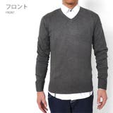 カシミヤタッチ コットンVネックニット レディース | RAiseNsE | 詳細画像14