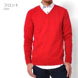 カシミヤタッチ コットンVネックニット レディース | RAiseNsE | 詳細画像20