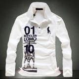 ロゴ 長袖 ポロシャツ メンズ 高品質 ボタン 襟付き[2色]#TPpk99 | RAiseNsE  | 詳細画像4 