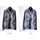 デニム柄 長袖シャツ カジュアル | RAiseNsE | 詳細画像2