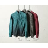 チェック柄 長袖シャツ グラデーション | RAiseNsE | 詳細画像2