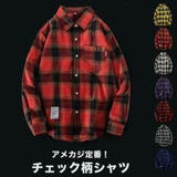 長袖 チェック柄シャツ メンズ | RAiseNsE | 詳細画像1