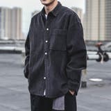 ブラック | 長袖 コーデュロイ シャツ | RAiseNsE 
