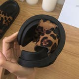 ヒョウ柄ダブルベルトコンフォートサンダル | RAKUku | 詳細画像12