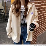 アイボリー | オーバーサイズコーデュロイシャツ | RAKUku