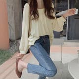 スクェアネック シフォンブラウス | RAKUku | 詳細画像2