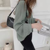 スクェアネック シフォンブラウス | RAKUku | 詳細画像3