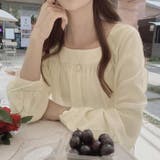 スクェアネック シフォンブラウス | RAKUku | 詳細画像4