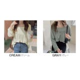 スクェアネック シフォンブラウス | RAKUku | 詳細画像9