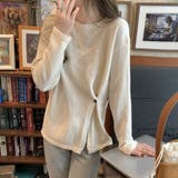 ラップデザイン ニット トップス  4color | RAKUku | 詳細画像3 