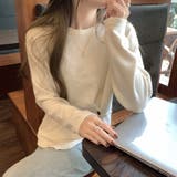 ラップデザイン ニット トップス  4color | RAKUku | 詳細画像4 