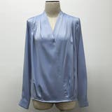 Vネック エレガント オフィスブラウス | RAKUku | 詳細画像3 