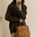 タートルネック ゆったり ニット トップス 韓国ファッション 4color | RAKUku | 詳細画像5