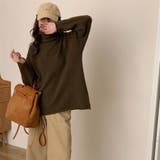 タートルネック ゆったり ニット トップス 韓国ファッション 4color | RAKUku | 詳細画像6