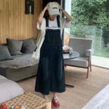 デニムサロペットワンピース | RAKUku | 詳細画像4