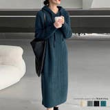 フード付ニットワンピース 4color | RAKUku | 詳細画像1 