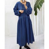 韓国ファッション デニムワンピース ロング丈 | RAKUku | 詳細画像4 