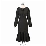 ゆったり パフスリーブロングワンピース 3color | RAKUku | 詳細画像13 