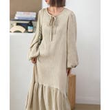 ゆったり パフスリーブロングワンピース 3color | RAKUku | 詳細画像8 