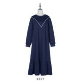 裏起毛 ゆったり ティアード ロング ワンピース 長袖 3color | RAKUku | 詳細画像13 