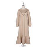 裏起毛 ゆったり ティアード ロング ワンピース 長袖 3color | RAKUku | 詳細画像14 