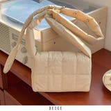 ベージュ | パディング ミニーショルダーバッグ | RAKUku