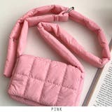 ピンク | パディング ミニーショルダーバッグ | RAKUku