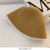 ベージュホワイト | ニット バケットハット 4type | RAKUku