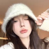 アンゴラ風 フェイクファーバケットハット  4color 韓国ファッション | RAKUku | 詳細画像3 