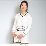 ホワイト | ケーブルニットセットアップ 2color | RAKUku