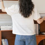 ひんやり シアーニット 半袖ニット 袖ボリューム 韓国ファッション  | RAKUku | 詳細画像8 