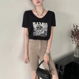 バッグクロスプリントTシャツ | RAKUku | 詳細画像3