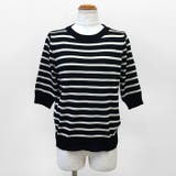 半端袖ボーダーサマーニット | RAKUku | 詳細画像6 