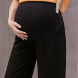 ブラック | マタニティ 涼感 ジョガーパンツ | RAKUku