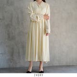 アイボリー | タイポイント シンプル ワンピース 2color 韓国ファッション | RAKUku