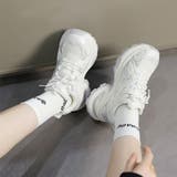 6cm 厚底 スニーカー レーディス インヒール 韓国ファッション | RAKUku | 詳細画像4