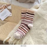 ベージュ | カラフル 靴下 ソックス もこもこ ふわふわ 暖かい 可愛い ソックス | RAKUku