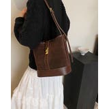 フェイク スエード バケット トートバッグ 秋冬  韓国ファッション | RAKUku | 詳細画像6 