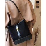 フェイク スエード バケット トートバッグ 秋冬  韓国ファッション | RAKUku | 詳細画像1 