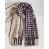 チェック柄リバーシブルマフラー 羽織り 柔らかい ストール プチプレゼント | RAKUku | 詳細画像12 