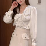 ツイストデザイン ブラウス オフィスカジュアル 4color | RAKUku | 詳細画像12 