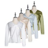 ツイストデザイン ブラウス オフィスカジュアル 4color | RAKUku | 詳細画像13 