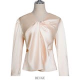 ベージュ | ツイストデザイン ブラウス オフィスカジュアル 4color | RAKUku