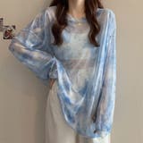 ブルー | 日焼け対策 シアートップス シースルー | RAKUku