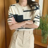 24NEW サマーニット 半袖 | RAKUku | 詳細画像3 