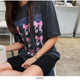 グレー | 24NEW リボン プリント | RAKUku