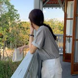 24NEW シンプル レタリング プリントTシャツ 韓国ファッション | RAKUku | 詳細画像11